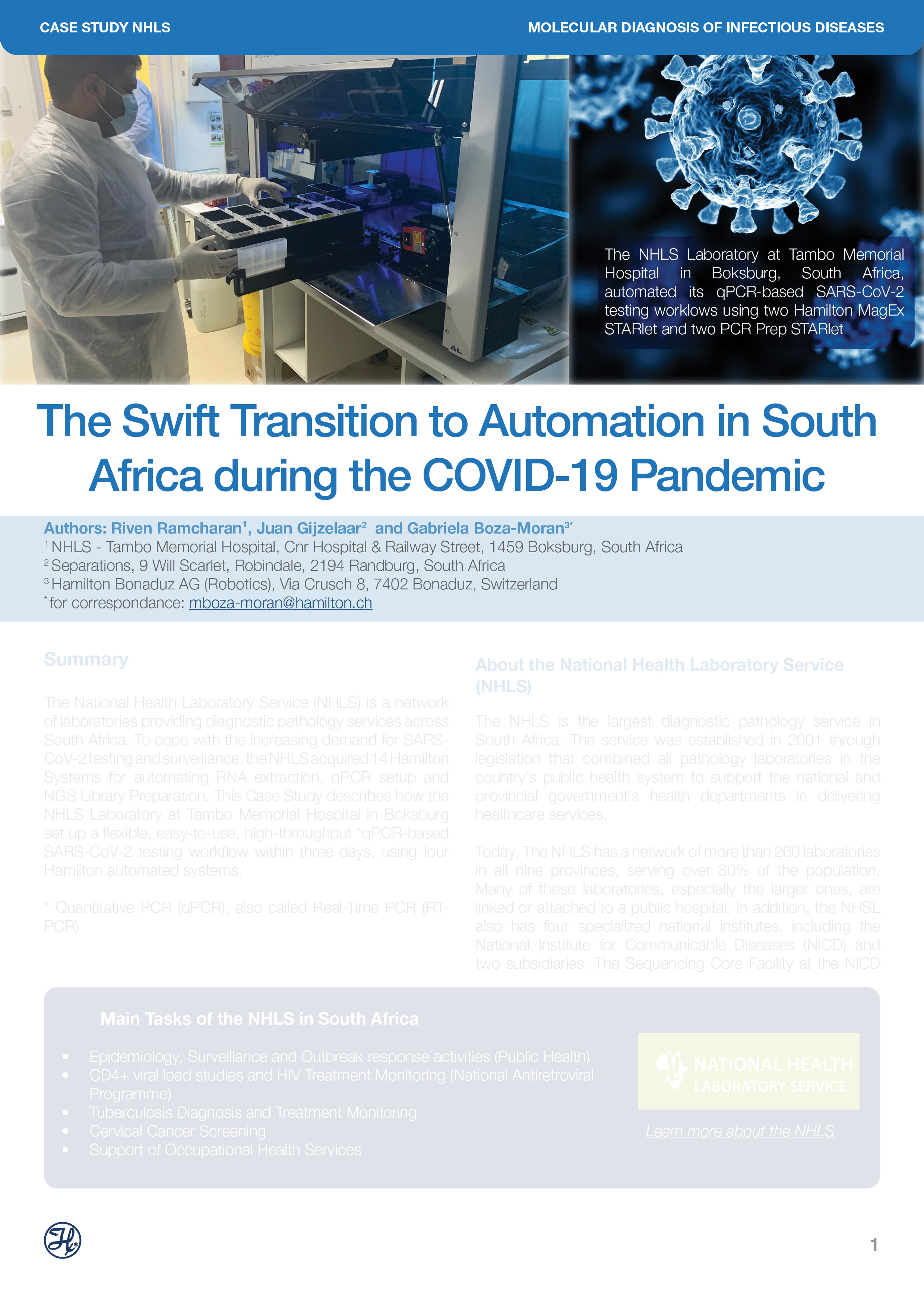 Case Study South Africa first page