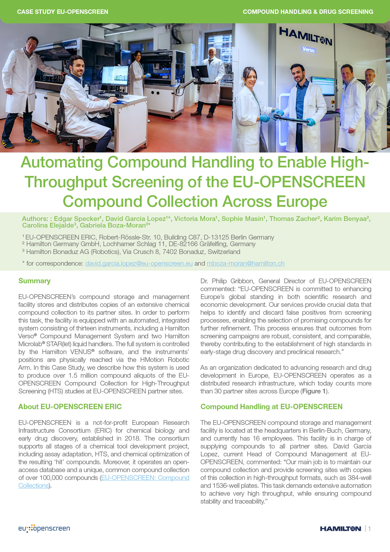 Case Study EU-Openscreen